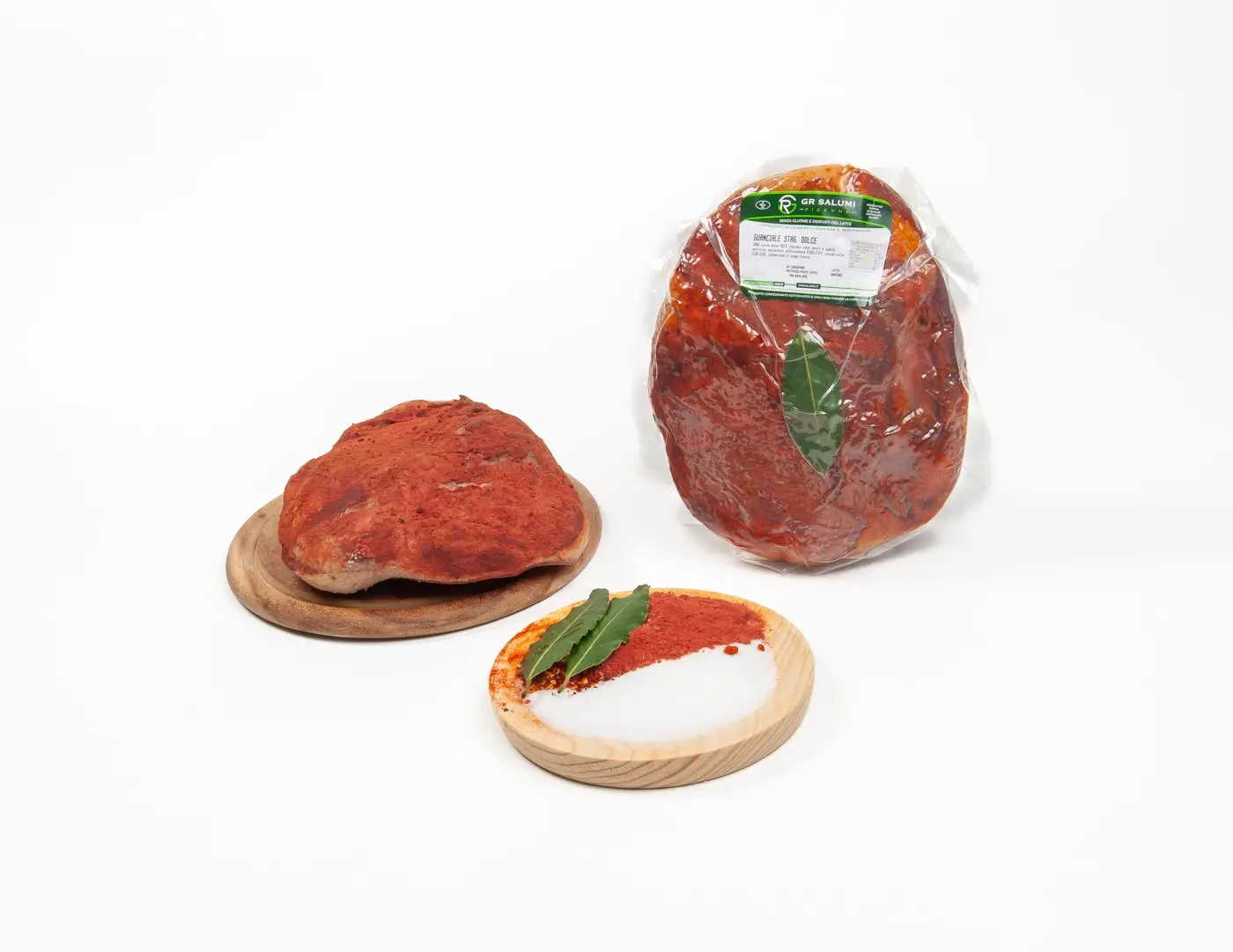 Guanciale paprica dolce stag. metà/intero s.v.
