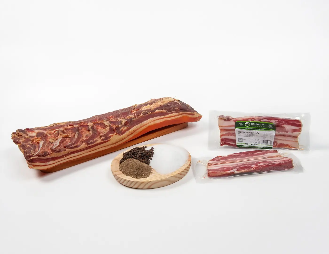 Pancetta tesa affumicata tranci s.v.